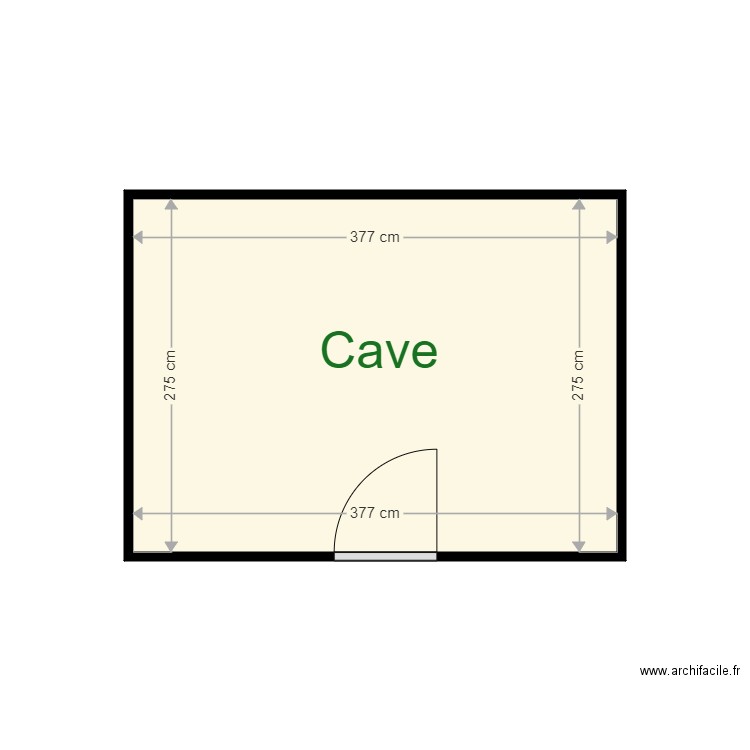 CAVE DECROIX. Plan de 0 pièce et 0 m2