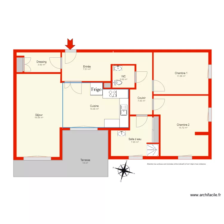 5322 non  c&ouml;t&eacute;. Plan de 