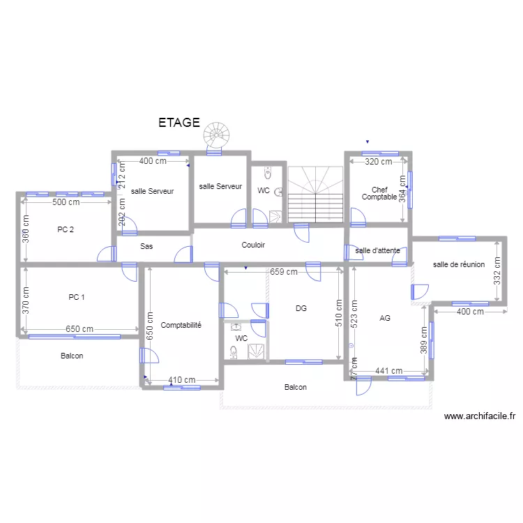 vila Marcory &eacute;tage. Plan de 