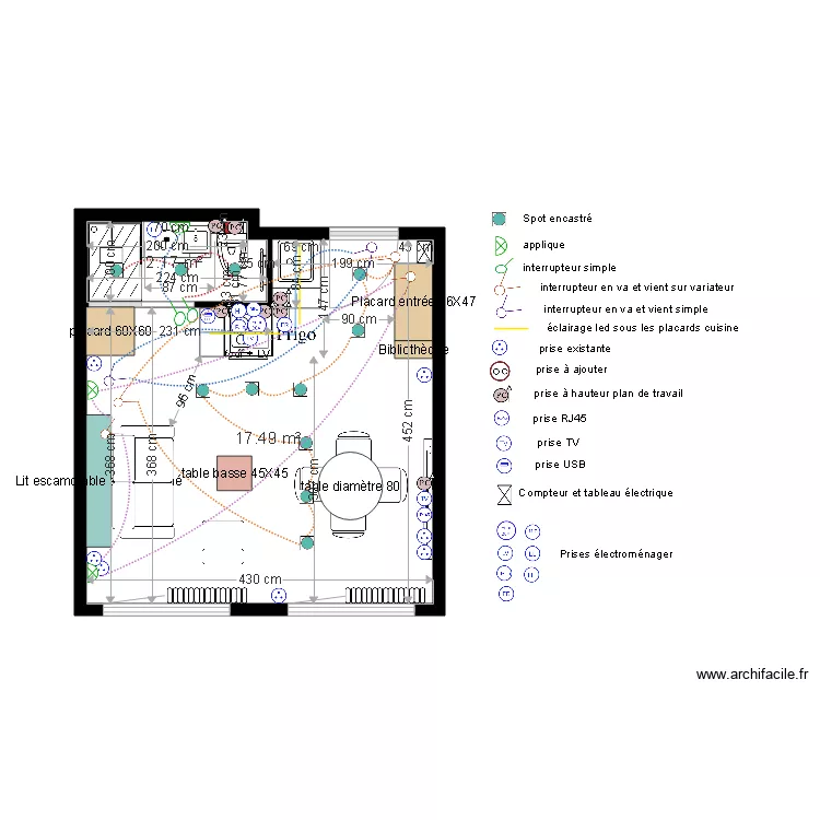 Projet plan &eacute;lectrique 15 05 18. Plan de 