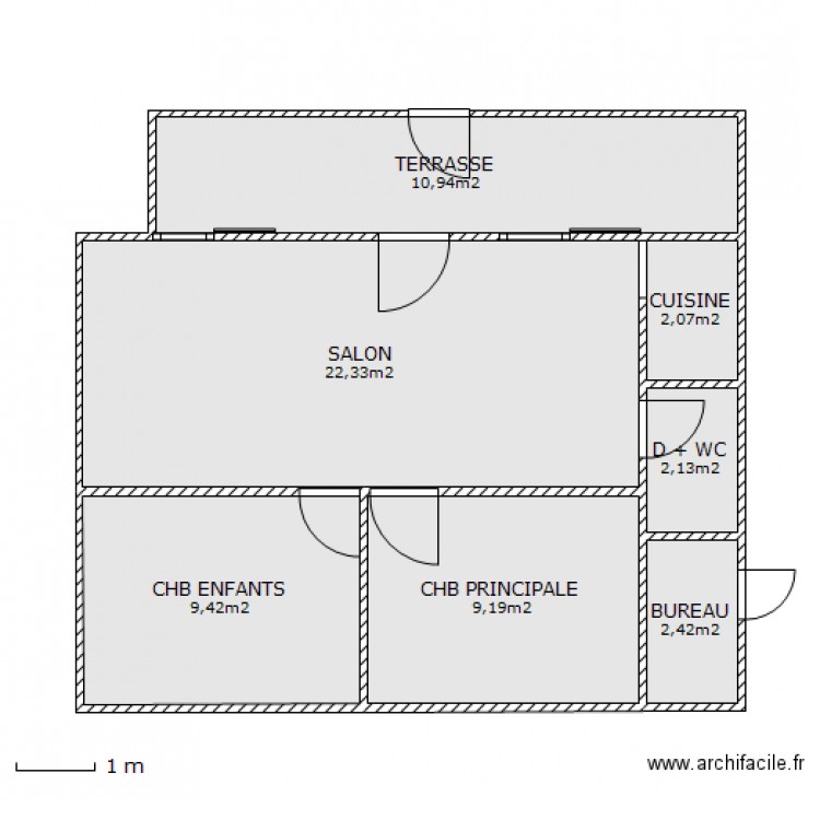 PLAN DE MA MAISON. Plan de 0 pièce et 0 m2