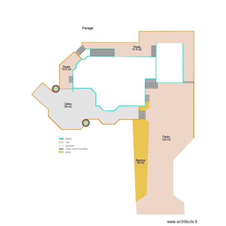 1990Pavage1. Plan de 0 pièce et 0 m2