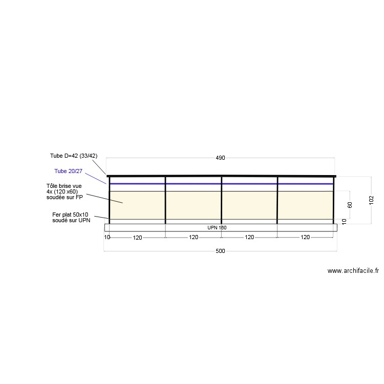 Rambarde_V2. Plan de 0 pièce et 0 m2