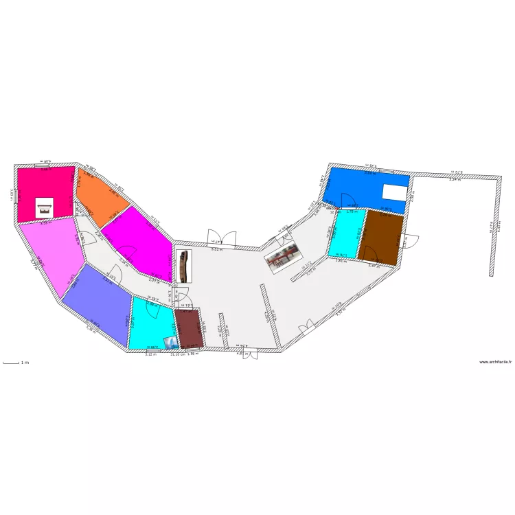 maison bois "la jolie". Plan de maison bois "la jolie". Plan de