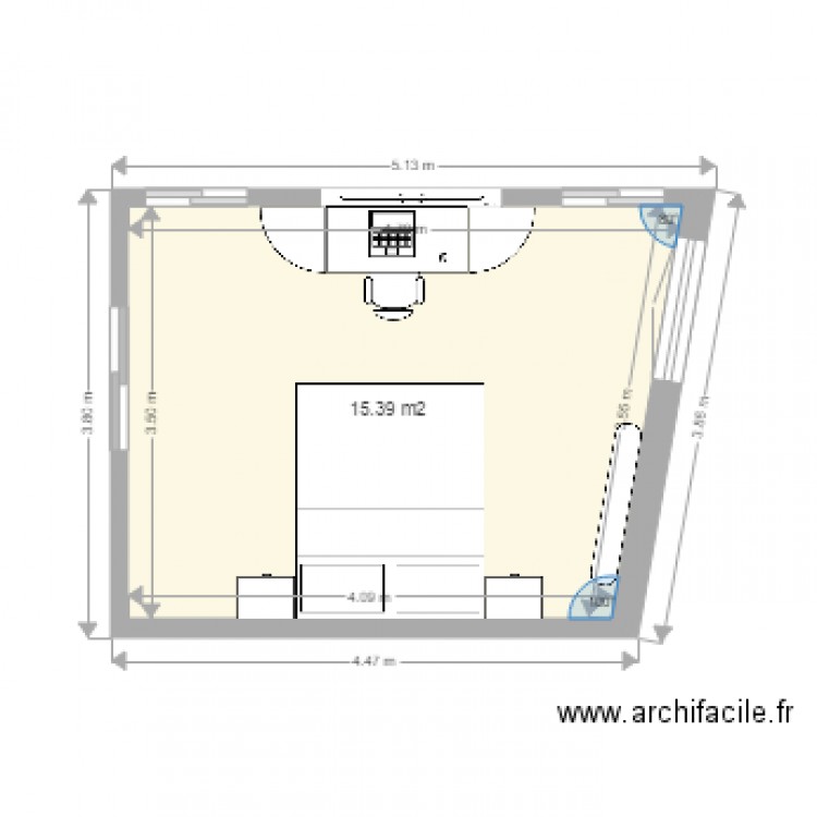 chambre jt. Plan de 0 pièce et 0 m2