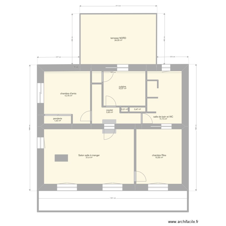Appartement etage UMIA pour Joao . Plan de 0 pièce et 0 m2