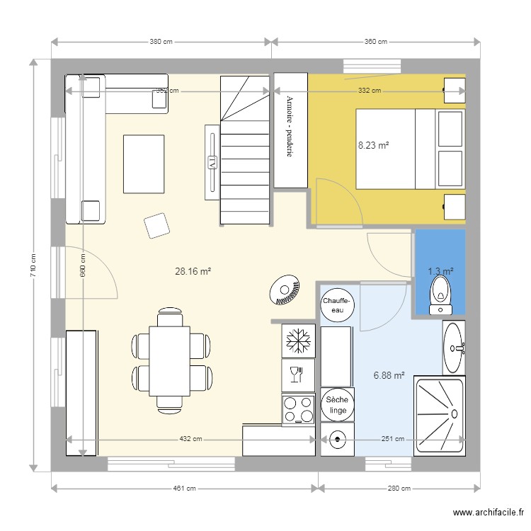 etage 2. Plan de 0 pièce et 0 m2