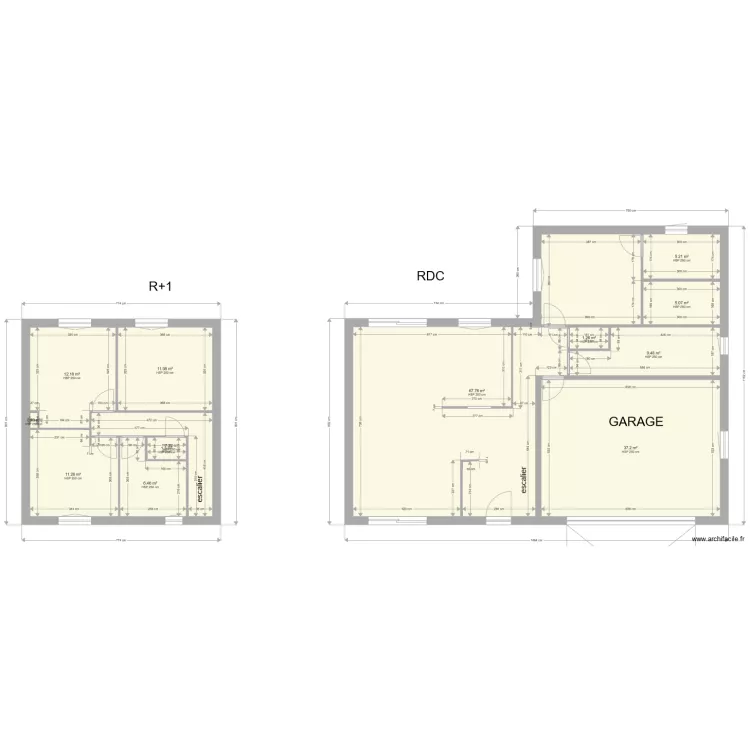 plan d&eacute;fintif 222. Plan de 