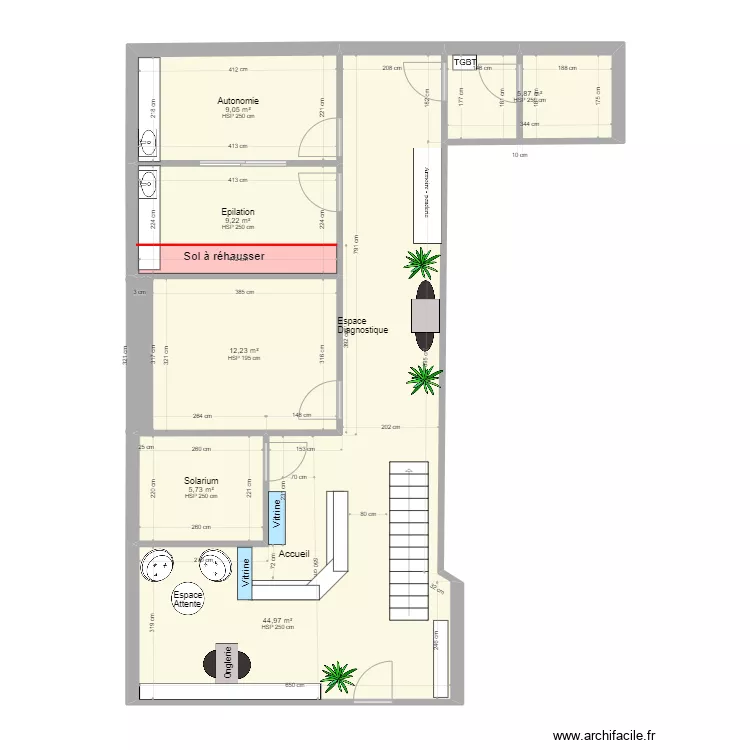 Beauty source Gen&egrave;ve. Plan de 