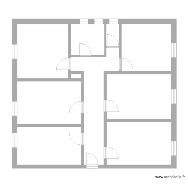 ST GUILLAUME RDC F5. Plan de 
