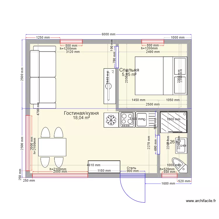 30 6 1 Федоровское. Plan de 