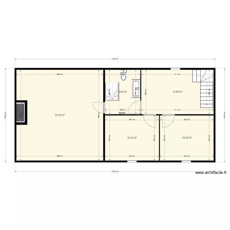 salle de bain etage pouillenay. Plan de salle de bain etage pouillenay. Plan de