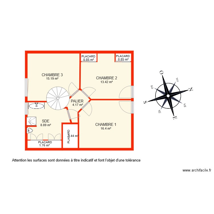 BI 5089 ETAGE PALIER Rita. Plan de 0 pièce et 0 m2