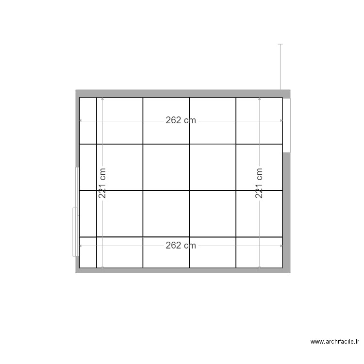 chambre amis haut. Plan de 0 pièce et 0 m2