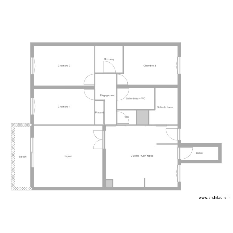 DELBECQUE. Plan de 0 pièce et 0 m2