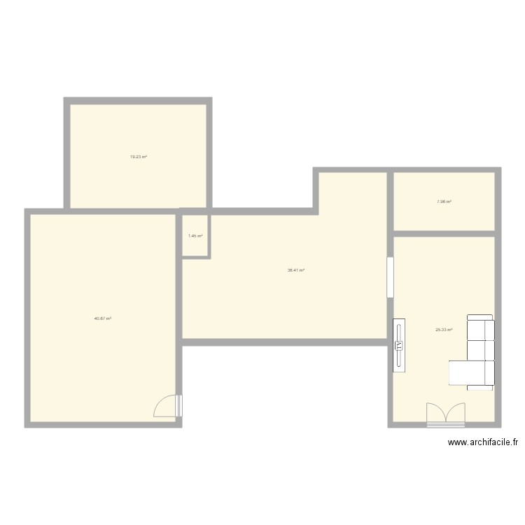 Maison U2. Plan de 0 pièce et 0 m2