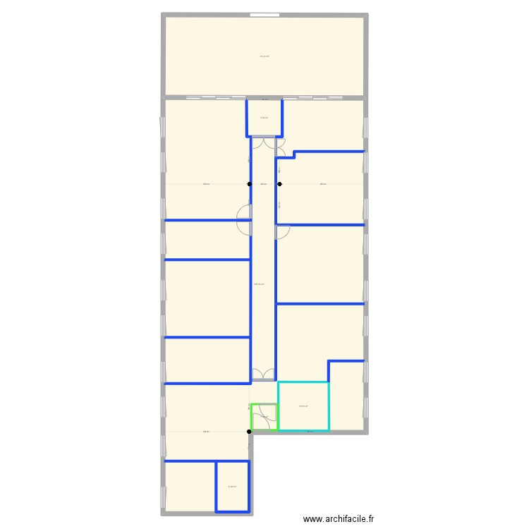 LOCAL MGY. Plan de 6 pièces et 422 m2