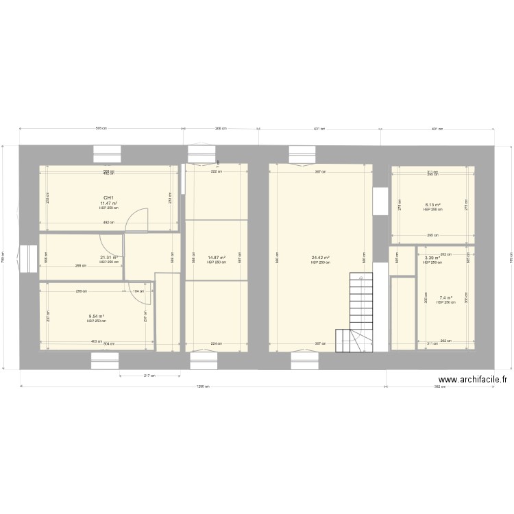 ESQUISSE 1. Plan de 0 pièce et 0 m2