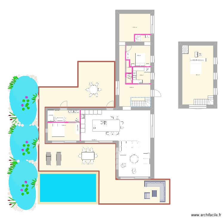 Maison St Jodard 2. Plan de 9 pièces et 246 m2
