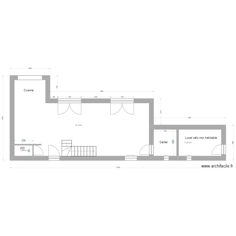 Hus  Ave du Huit Mai V3. Plan de 0 pièce et 0 m2