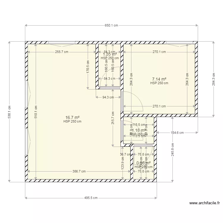 AUBERcommune. Plan de 