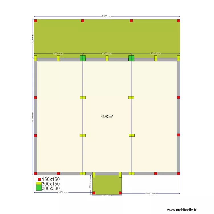 Липецк Сваи. Plan de 