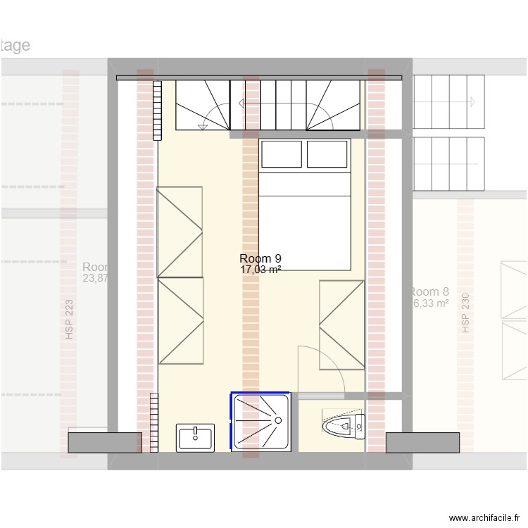 WoluweSL 53. Plan de 30 pièces et 360 m2