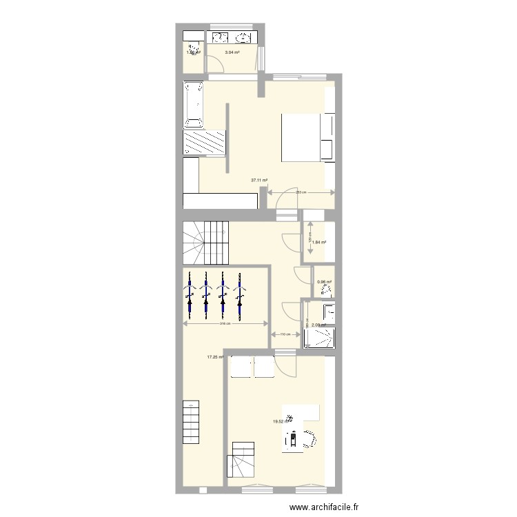 Tabellion Rez semi enterré version 9. Plan de 0 pièce et 0 m2