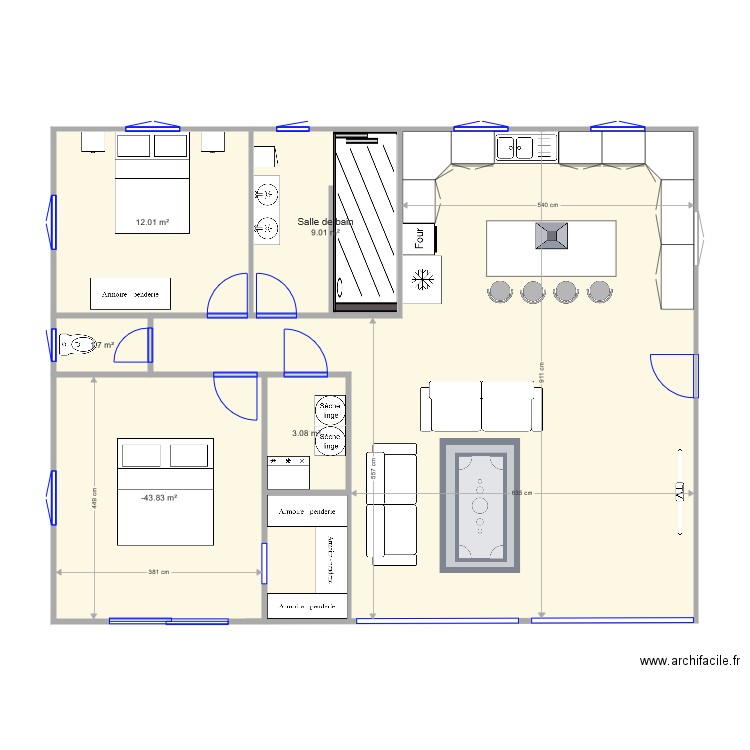 test. Plan de 0 pièce et 0 m2