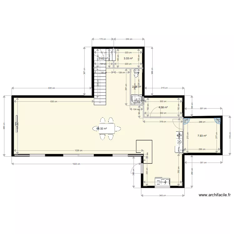 MAISON COLLETTE. Plan de 