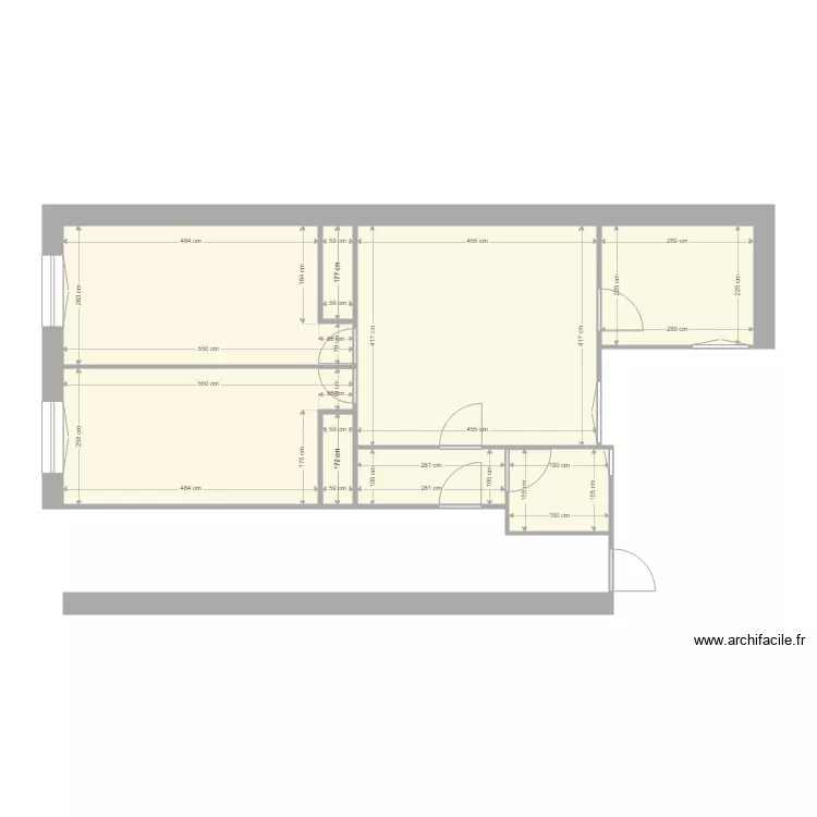 1er &eacute;tage droit Rep. Plan de 