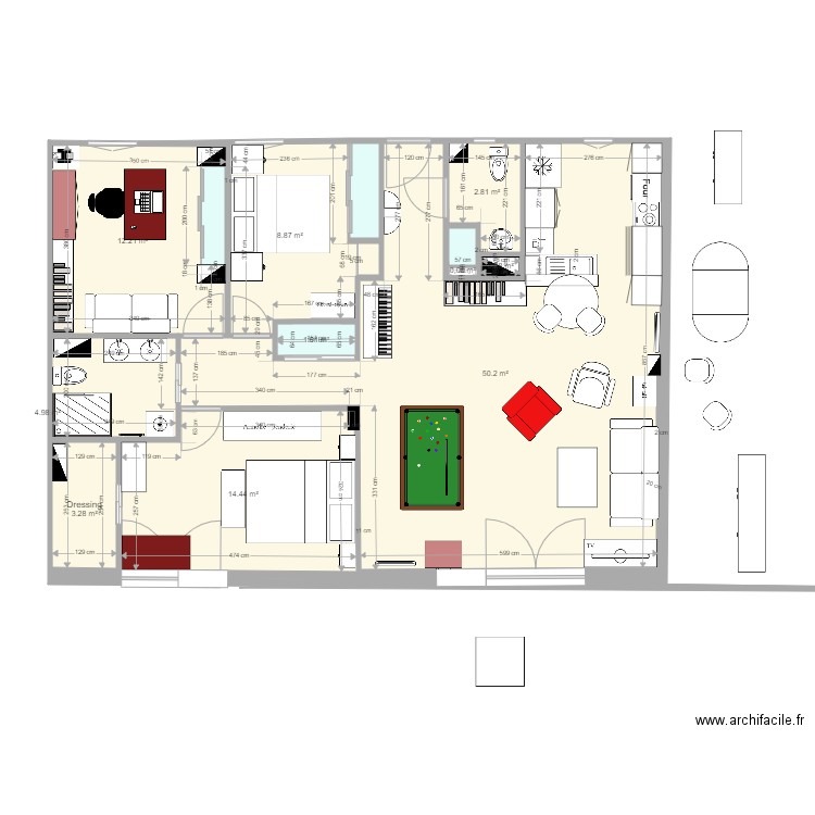 Plan appartement Crocki rev 10. Plan de 0 pièce et 0 m2