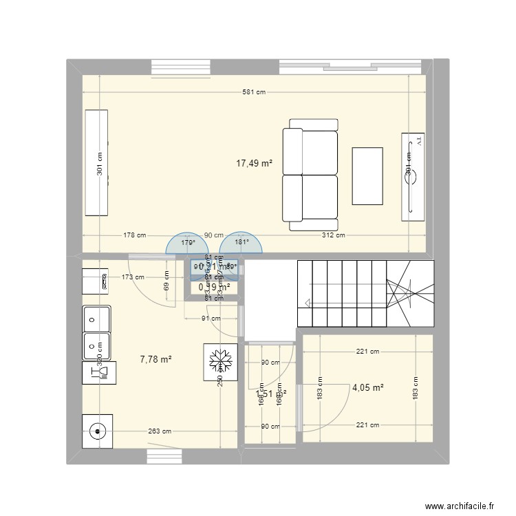 RDC Appart la Goutte. Plan de 0 pièce et 0 m2