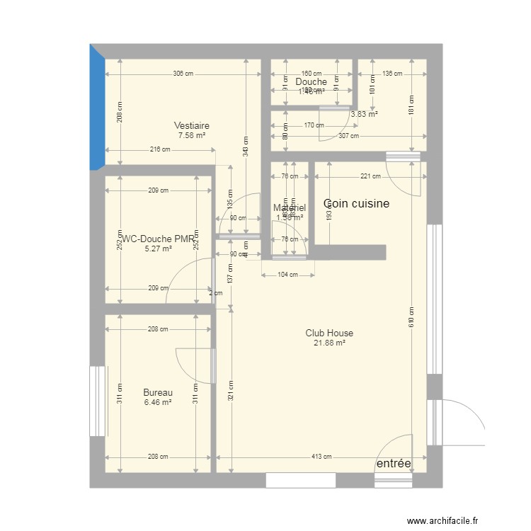 Club Housse. Plan de 0 pièce et 0 m2