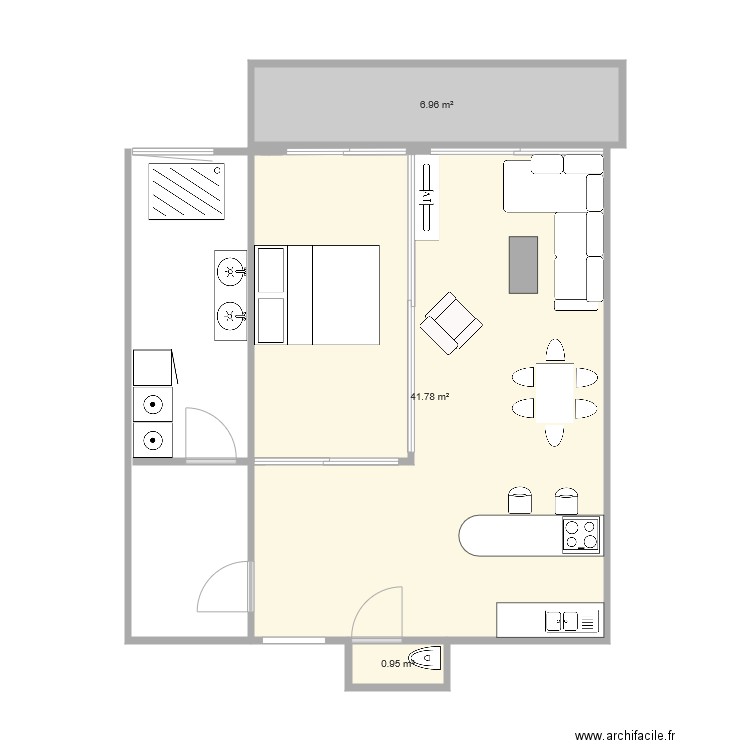 appartement Les Eiders 2. Plan de 0 pièce et 0 m2