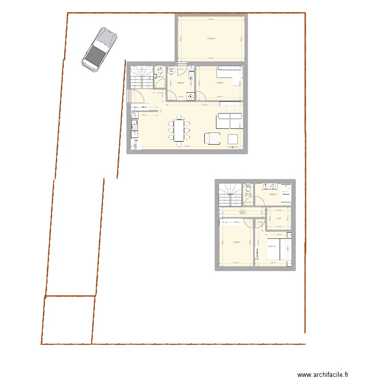 Plan V3. Plan de 0 pièce et 0 m2