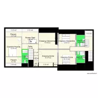 Etage avec travaux