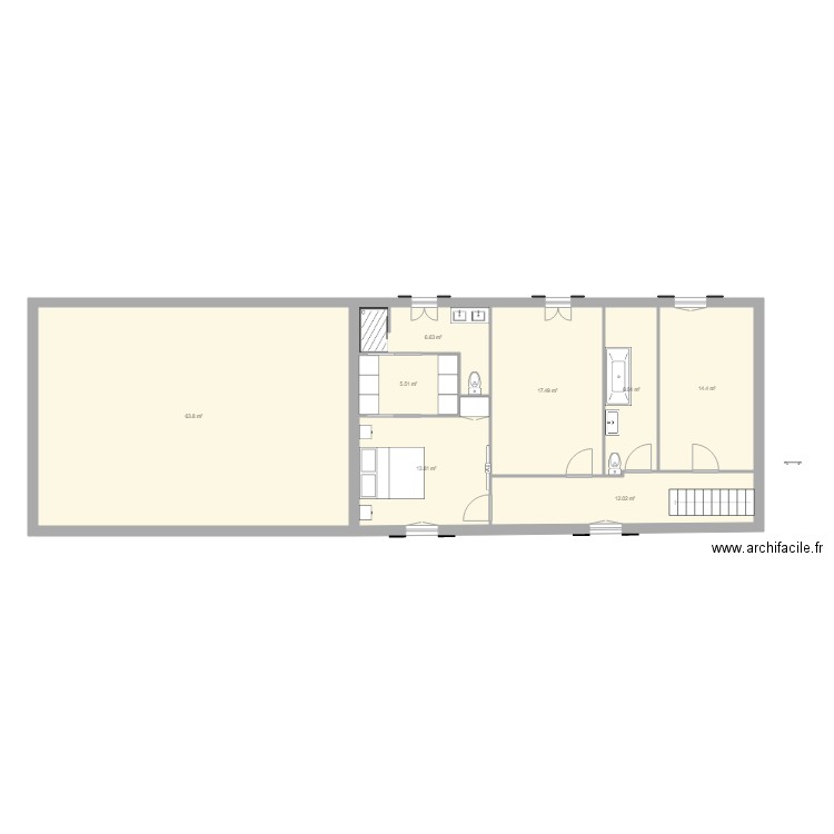 Maison Barsac 1er V2. Plan de 0 pièce et 0 m2