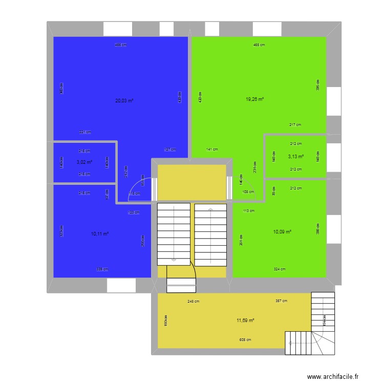 domic rdc. Plan de 8 pièces et 87 m2