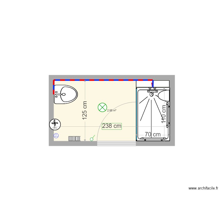 DAILLERE rénové. Plan de 0 pièce et 0 m2