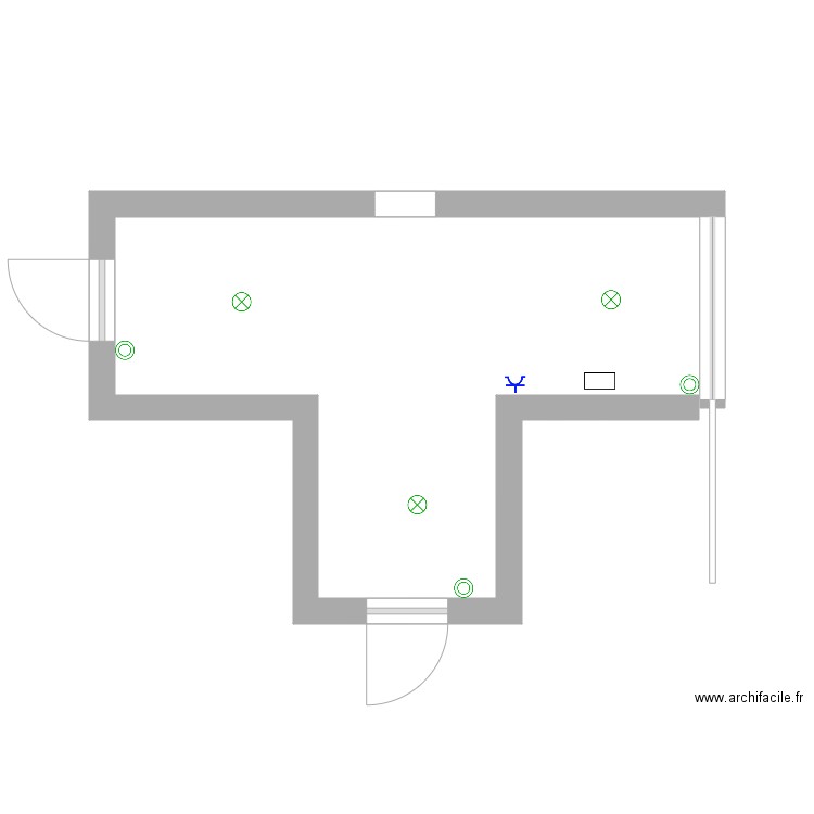 TELERUPTEUR 1 ET PC. Plan de 0 pièce et 0 m2