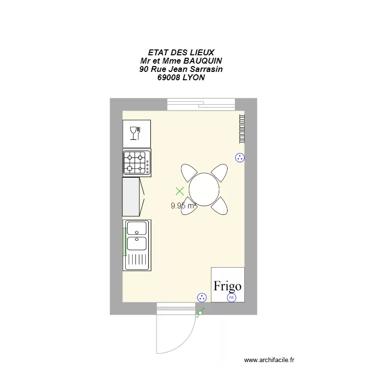 BAUQUIN. Plan de 