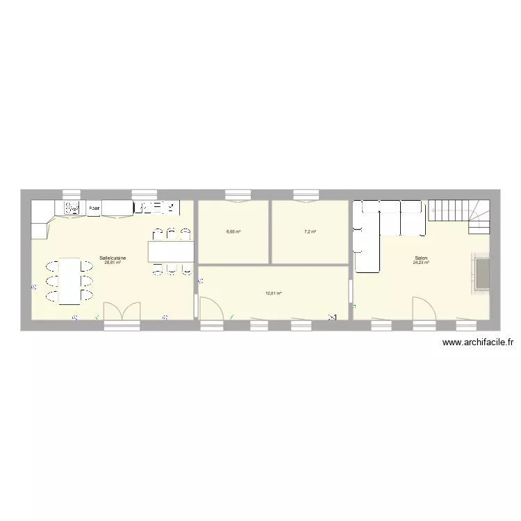 Maison . Plan de Maison . Plan de