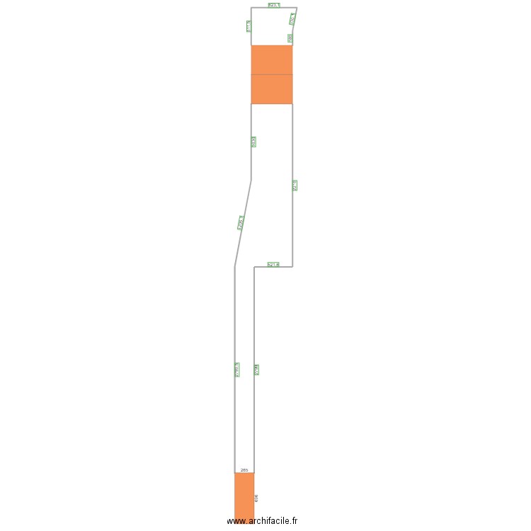 COTATION TERRAIN  HUMBLET . Plan de 0 pièce et 0 m2