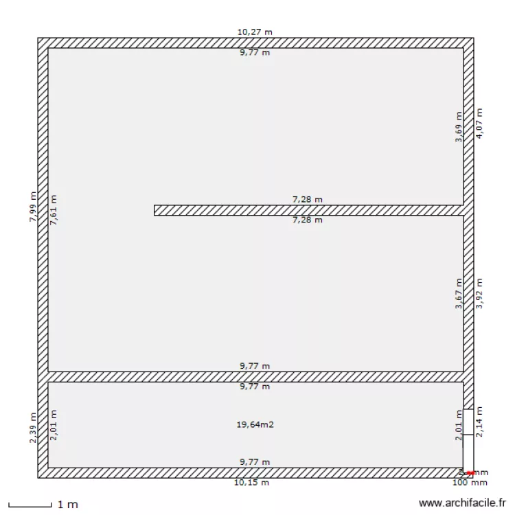 MAISON1. Plan de 