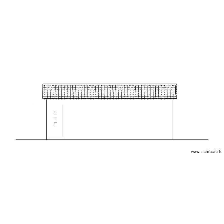 facade nord Ouerghi . Plan de 0 pièce et 0 m2