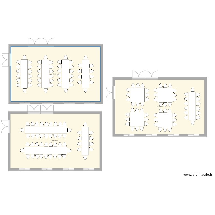 Plan de salle Al. Plan de 0 pièce et 0 m2