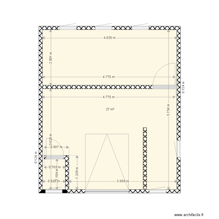   Plan de Cafétéria  . Plan de 0 pièce et 0 m2