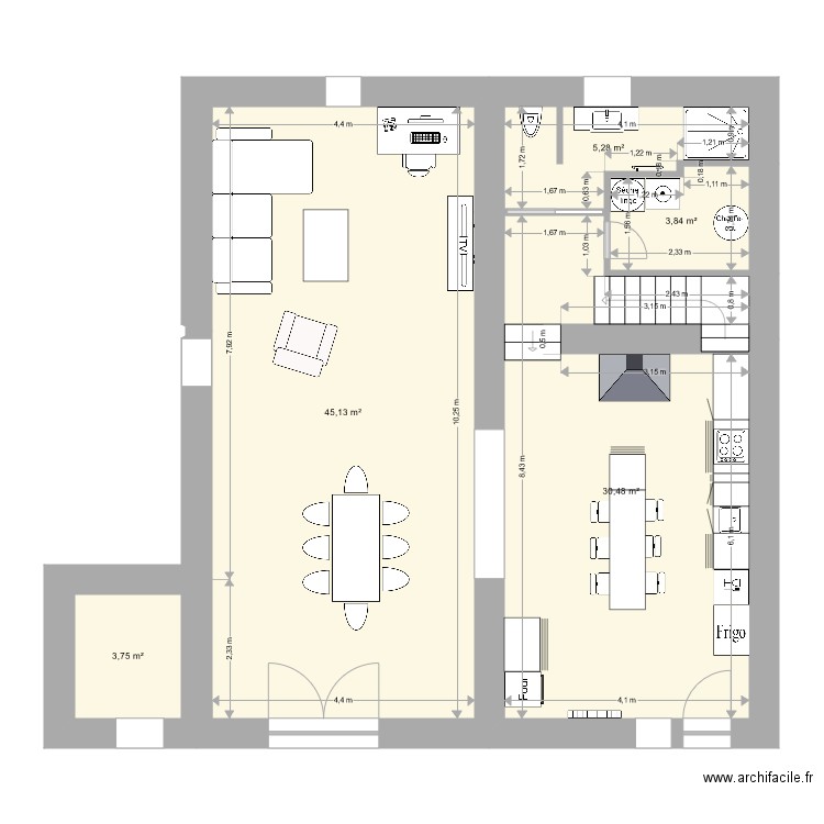 1plan. Plan de 0 pièce et 0 m2