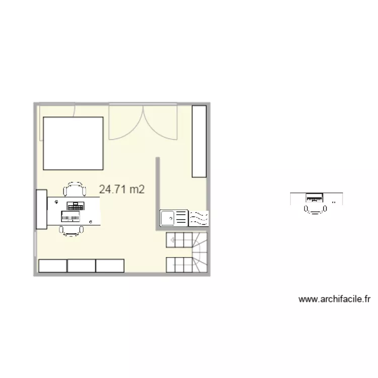 salle examen vue 2. Plan de 
